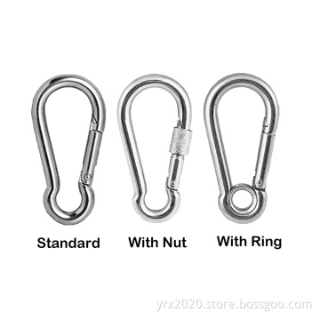 Snap Hook Carabiner Spring Clip Stainless Steel